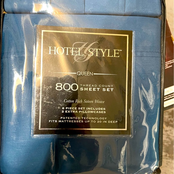 800 thread count sheet set brand new, never opened - Picture 2 of 2
